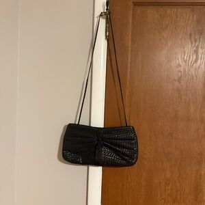 Vintage Morris Moskowitz Clutch Crossbody Purse Woven Straw Made In USA